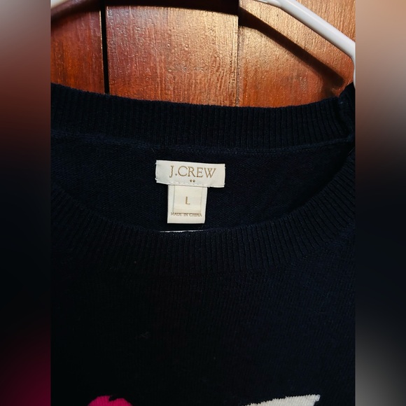 Women's Dark Navy Sweater with Bird Design - Picture 2 of 9